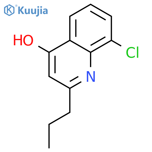 8-CHLORO-2-PROPYLQUINOLINE-4-OL structure
