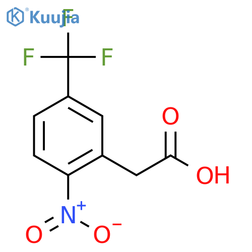 2-Nitro-5-(trifluoromethyl)phenylacetic Acid structure