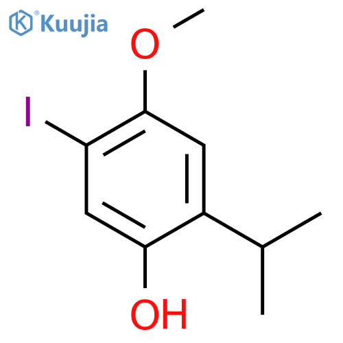 5-Iodo-2-isopropyl-4-methoxyphenol structure