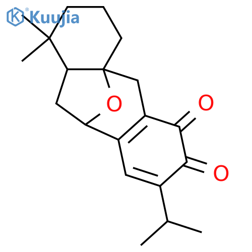 7,10-Epoxy-5,8,11,13-icetexatetraene-11,12-diol; (7β,10β)-form, 5α,6-Dihydro, 11,12-quinone structure