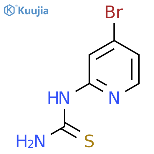 Thiourea, N-(4-bromo-2-pyridinyl)- structure