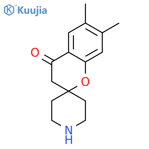 6,7-Dimethylspiro[chroman-2,4'-piperidin]-4-one structure