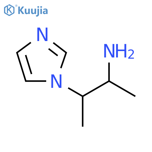 1H-Imidazole-1-ethanamine, α,β-dimethyl- structure
