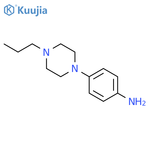 4-(4-propylpiperazin-1-yl)aniline structure