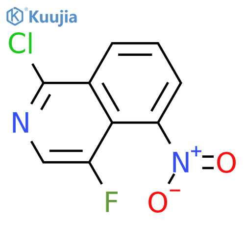 Isoquinoline, 1-chloro-4-fluoro-5-nitro- structure