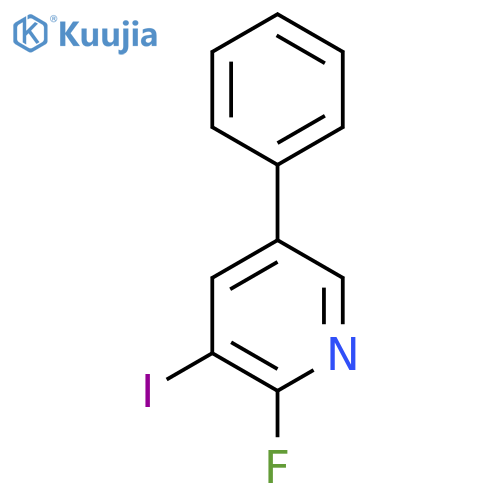 2-Fluoro-3-iodo-5-phenylpyridine structure