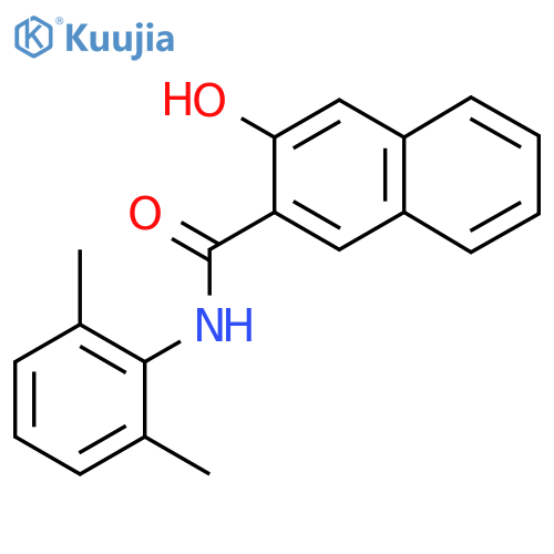 N-(2,6-Dimethylphenyl)-3-hydroxynaphthalene-2-carboxamide structure