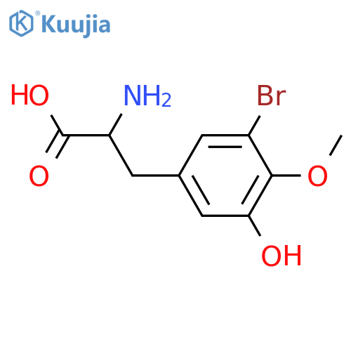 2-Amino-3-(3-bromo-4,5-dihydroxyphenyl)propanoic acid; (S)-form, 4-Me ether structure