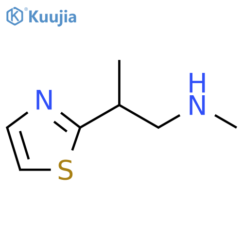 methyl2-(1,3-thiazol-2-yl)propylamine structure