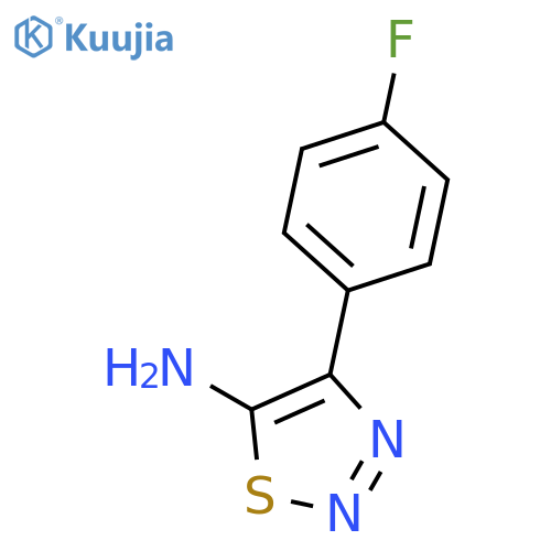 4-(4-Fluorophenyl)-1,2,3-thiadiazol-5-amine structure