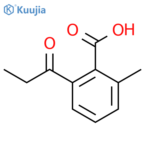2-Methyl-6-propionylbenzoic acid structure