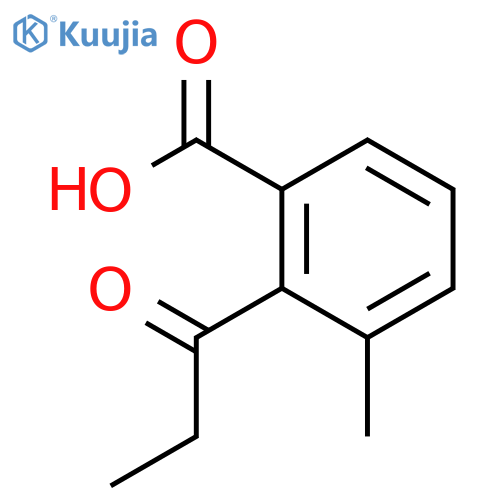 3-Methyl-2-propionyl-benzoic acid structure