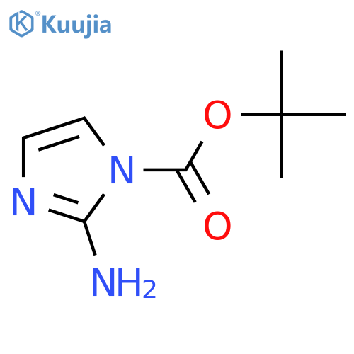 tert-butyl 2-aminoimidazole-1-carboxylate structure
