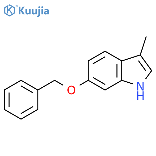 6-(benzyloxy)-3-methyl-1H-indole structure