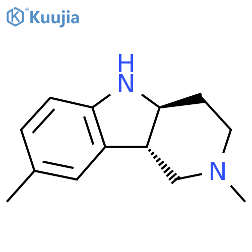 (4aS,9bS)-2,8-dimethyl-1H,2H,3H,4H,4aH,5H,9bH-pyrido4,3-bindole structure