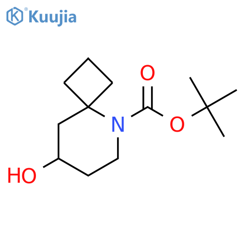 tert-butyl 8-hydroxy-5-azaspiro[3.5]nonane-5-carboxylate structure