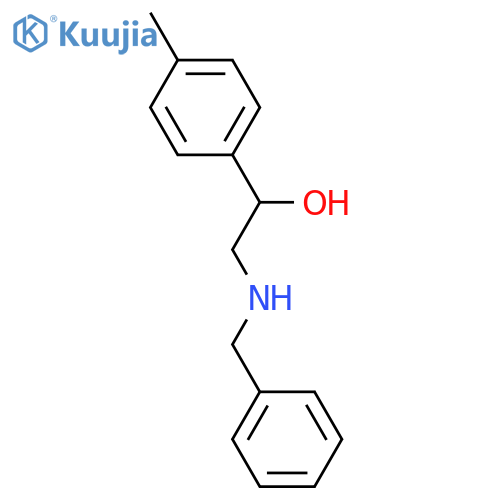 2-(benzylamino)-1-(4-methylphenyl)ethan-1-ol structure