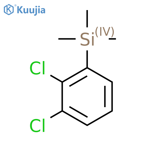 (2,3-Dichlorophenyl)trimethylsilane structure