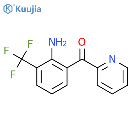 2-(2-Amino-3-(trifluoromethyl)benzoyl)pyridine structure