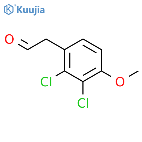 2-(2,3-Dichloro-4-methoxyphenyl)acetaldehyde structure