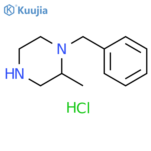 2-methyl-1-(phenylmethyl)-piperazine,dihydrochloride structure