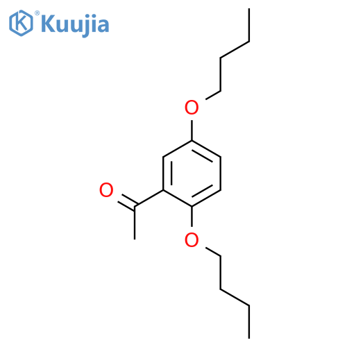 Ethanone, 1-(2,5-dibutoxyphenyl)- structure