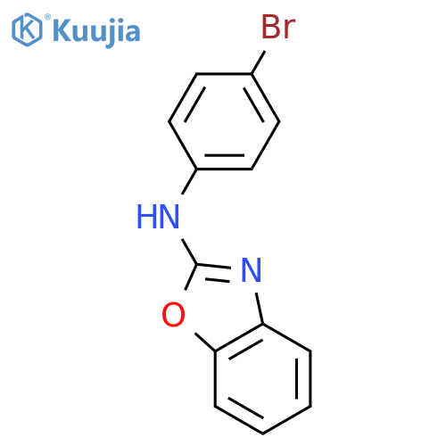 N-(4-Bromophenyl)benzo[d]oxazol-2-amine structure