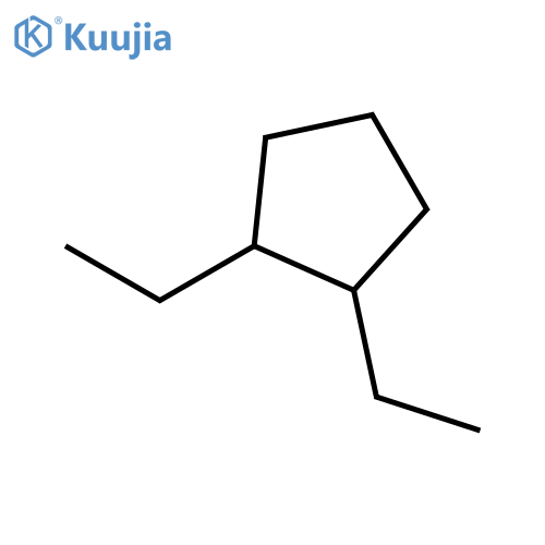 rac-(1R,2R)-1,2-diethylcyclopentane, trans structure
