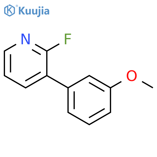 Pyridine, 2-fluoro-3-(3-methoxyphenyl)- structure