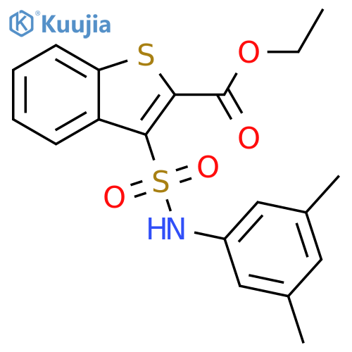 ethyl 3-(3,5-dimethylphenyl)sulfamoyl-1-benzothiophene-2-carboxylate structure