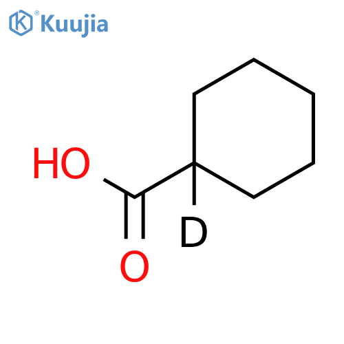 Cyclohexanecarboxylic-1-d1 Acid structure