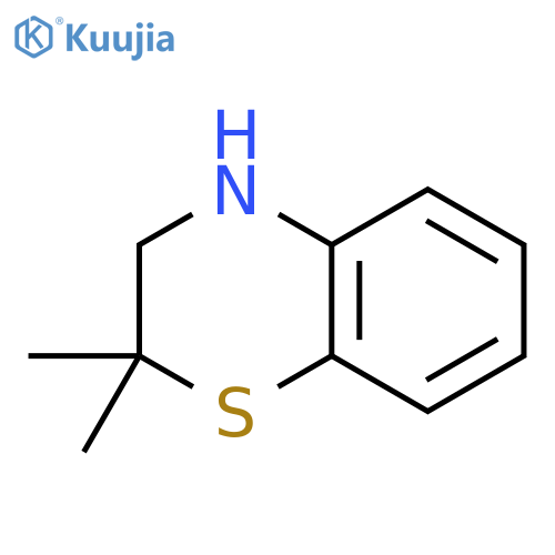2,2-Dimethyl-3,4-dihydro-2H-1,4-benzothiazine structure