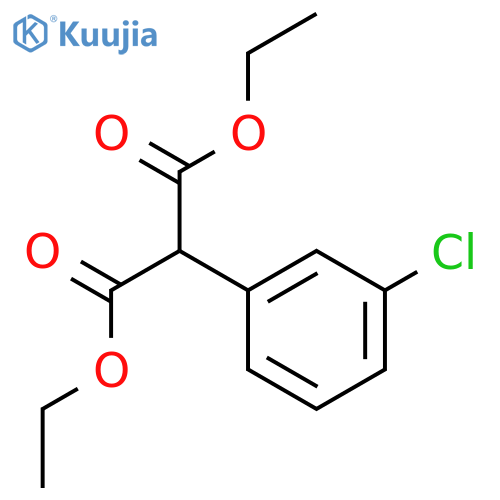 1,3-Diethyl 2-(3-chlorophenyl)propanedioate structure