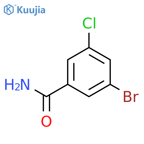 3-BROMO-5-CHLOROBENZAMIDE structure