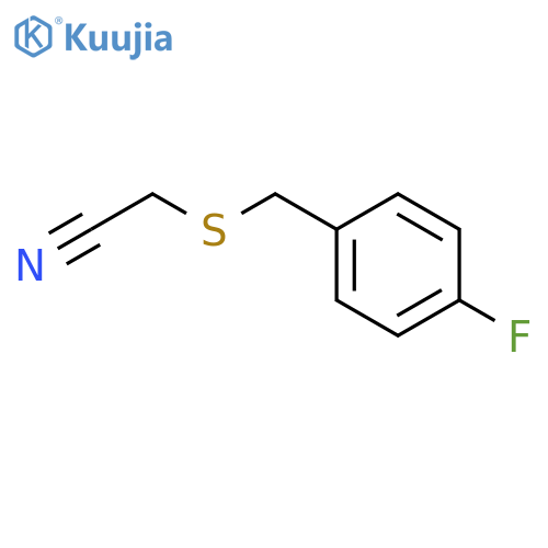 4-Fluorobenzylthioacetonitrile structure