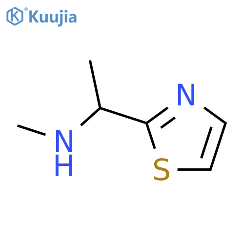 N-methyl-1-(1,3-thiazol-2-yl)ethanamine structure