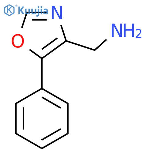 (5-Phenyl-1,3-oxazol-4-yl)methanamine structure