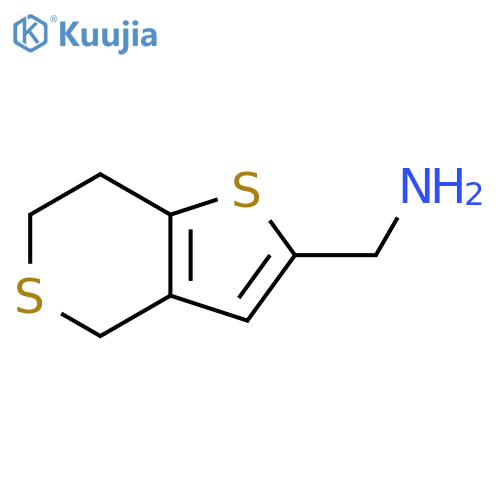 {4H,6H,7H-thieno3,2-cthiopyran-2-yl}methanamine structure
