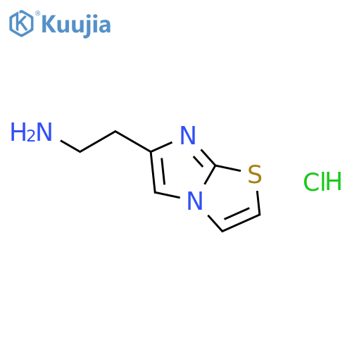 (2-imidazo2,1-b1,3thiazol-6-ylethyl)amine structure