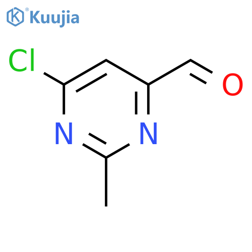 6-Chloro-2-methylpyrimidine-4-carbaldehyde structure