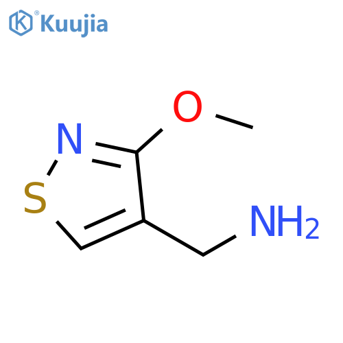(3-methoxy-1,2-thiazol-4-yl)methanamine structure