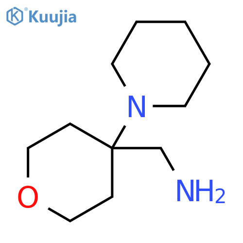 1-[4-(piperidin-1-yl)oxan-4-yl]methanamine structure
