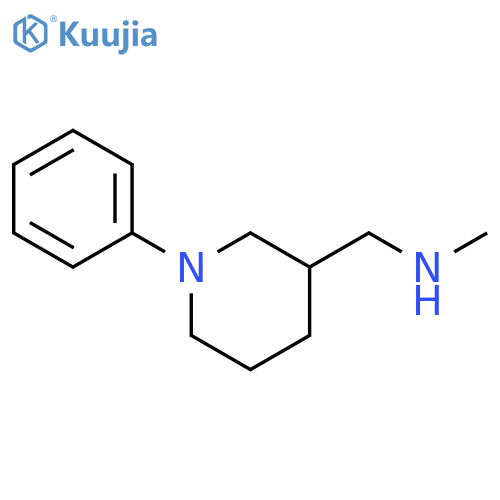 3-Piperidinemethanamine, N-methyl-N-phenyl- structure