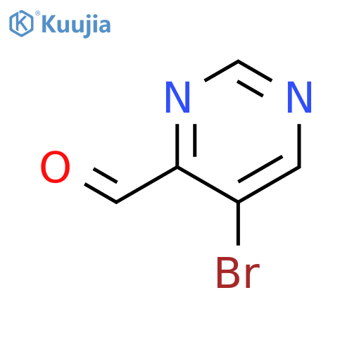 5-Bromopyrimidine-4-carbaldehyde structure