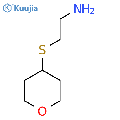 2-(Oxan-4-ylsulfanyl)ethan-1-amine structure