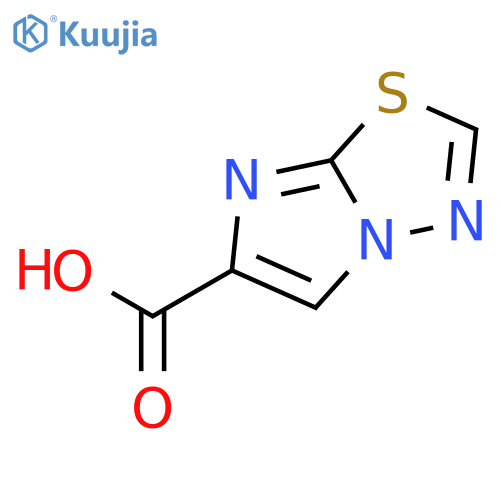 Imidazo[2,1-b][1,3,4]thiadiazole-6-carboxylic acid structure