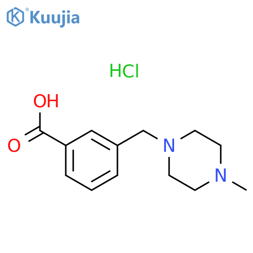 3-(4-Methyl-piperazin-1-ylmethyl)-benzoic Acid Hydrochloride structure
