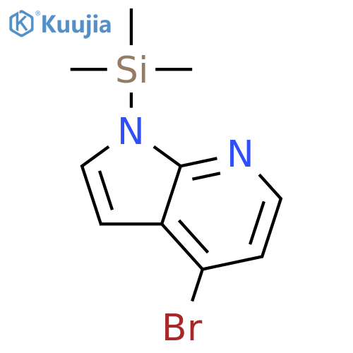 4-Bromo-1-Tris(Propan-2-Yl)Silyl-1h-Pyrrolo2,3-BPyridine structure