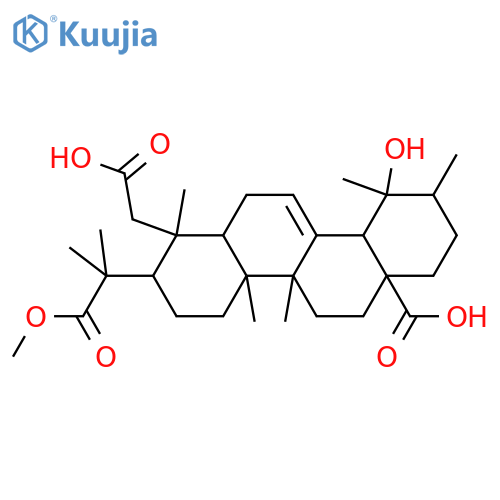 19-Hydroxy-2,3-seco-12-ursene-2,3,28-trioic acid; 19α-form, 3-Me ester structure