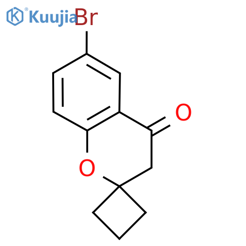 6-Bromospiro[chroman-2,1'-cyclobutan]-4-one structure